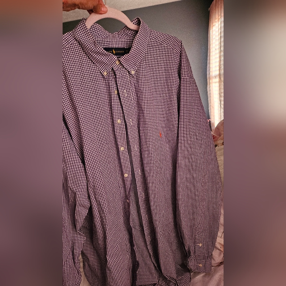 Men's 3XL Polo Button Down.